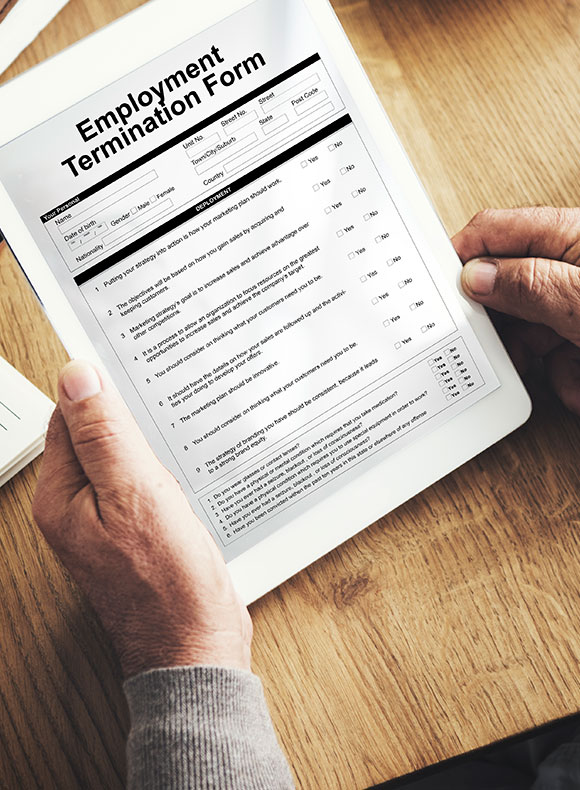 Termination form