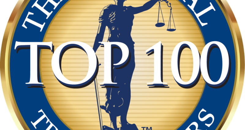 Award for The National Trial Lawyers Top 100