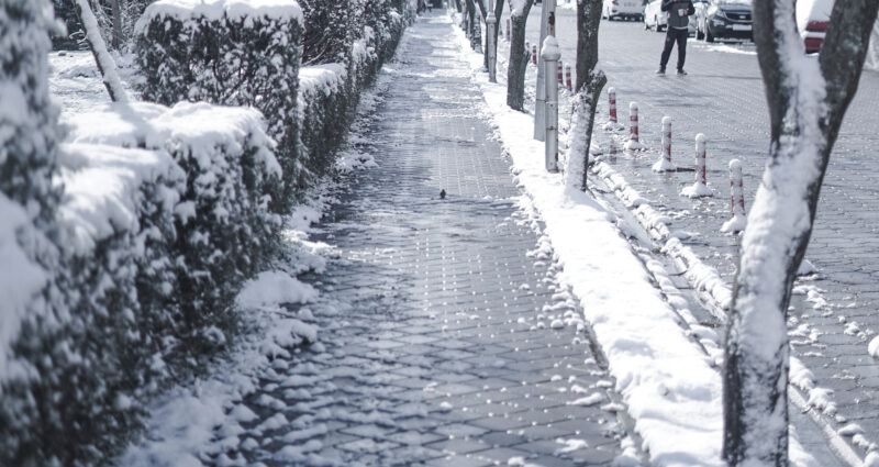 Icy Sidewalk